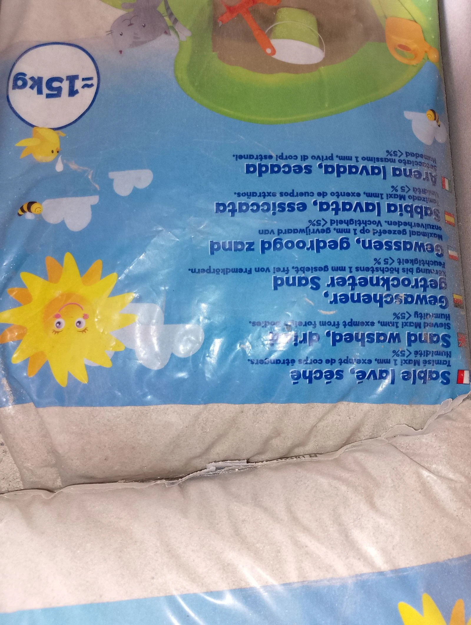 Wassand zak, gedroogd 15kg SMOBY nieuw – photo 6
